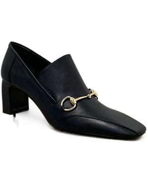Gucci Galleria Horsebit Court Shoes - Black