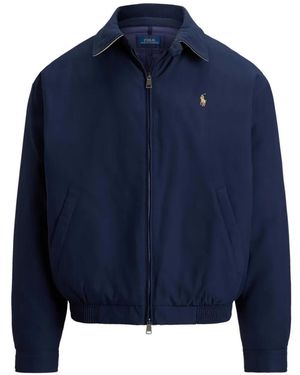 Polo Ralph Lauren Logo-Embroidered Shirt Jacket - Blue