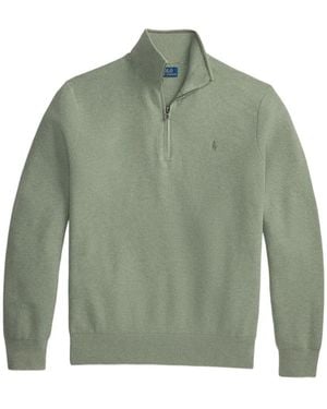 Polo Ralph Lauren Half-Zip Polo Shirt - Green