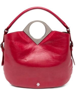 Bally Schultertasche Mit Ringhenkel - Rot