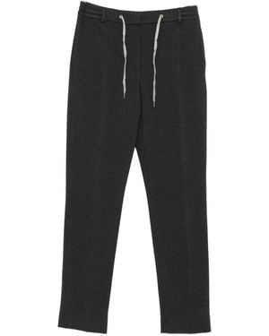 Eleventy Pantalon De Jogging À Lien De Resserrage - Noir
