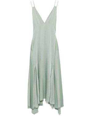 Lanvin Open-Back Midi Dress - Green