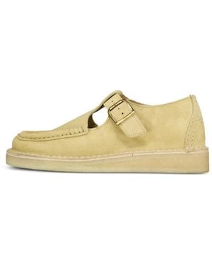Clarks Nomad T-Bar Sneakers - Metallic