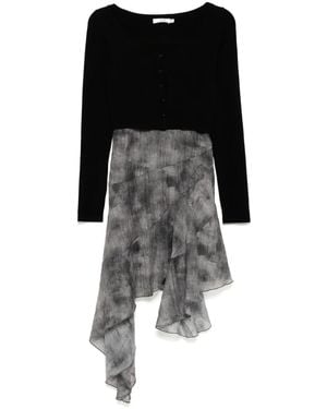 B+ AB Two-Piece Dress - Black