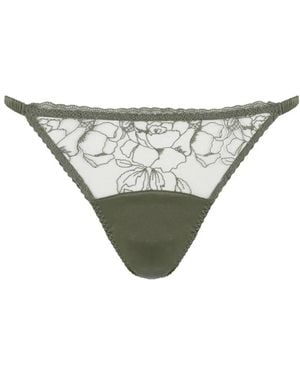 Fleur Of England Iona Embroidered Briefs - Multicolor