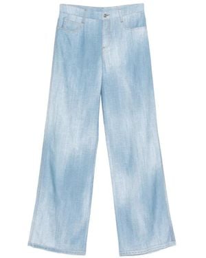Ermanno Scervino Wide-Leg Pants - Blue