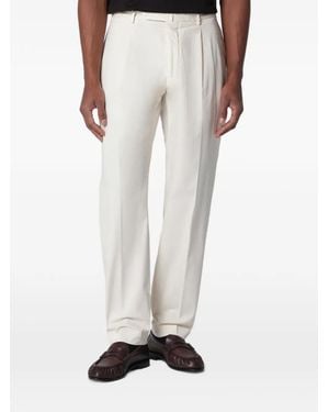 Santaniello Arechi Pleated Trousers - White