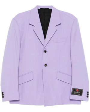 Doublet Common-Cutting Blazer - Purple