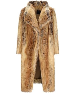 BB COUTURE Faux-Fur Coat - Natural