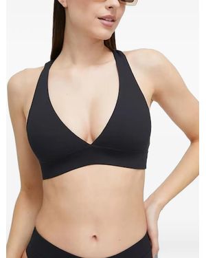 Casall Cross-Back Bikini Top - Black