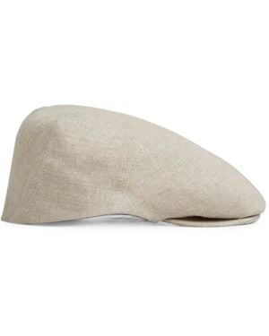 Lock & Co. Hatters Florida Flat Cap - White