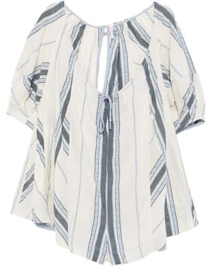 Free People Bop Around Jumpsuit - Wit