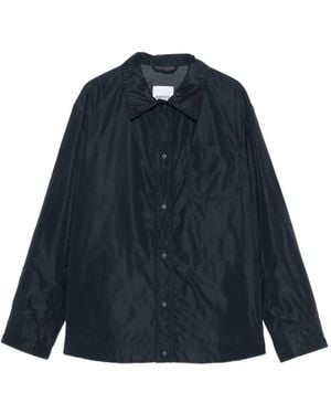 Aspesi Press-Stud Chest-Pocket Jacket - Blue