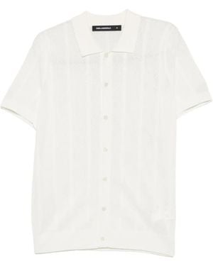 KARL LAGERFELD Short-Sleeve Shirt - White