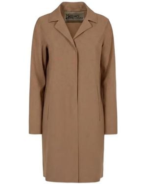 Herno Single-Breasted Trench Coat - Brown