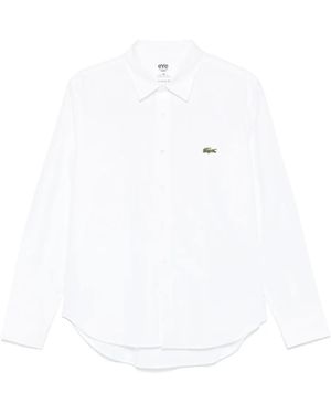 Junya Watanabe Hemd Mit Logo-Patch - Weiß