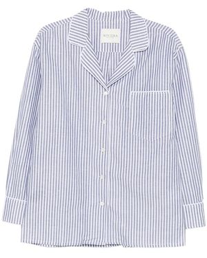 Riviera Striped-Pattern Shirt - White