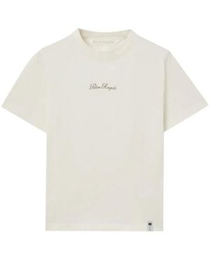Palm Angels Paradise T-Shirt Met Logoprint - Wit