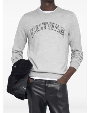 Zadig & Voltaire Logo-print sweater - Grau