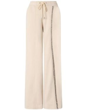 Pinko Embellished Drawstring Sweatpants - White