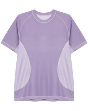 Satisfy Camiseta con logo estampado - Morado