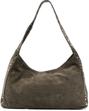 GIMAGUAS Studded Pocket Tote Bag - Gray