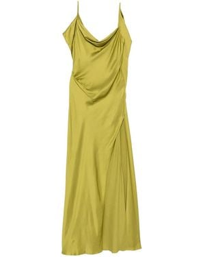 Arcina Ori Odessa Ruffled-Back Dress - Green