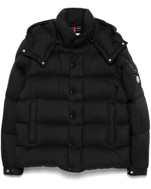 Moncler Hooded Quilted Jacket - Black