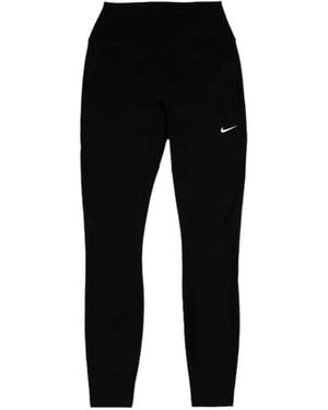 Nike One Logo-Detail Leggings - Black