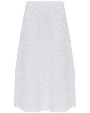 Samsøe & Samsøe Sadaidy Textured Midi Skirt - White