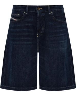 DIESEL De-Sire-Short Denim Shorts - Blue