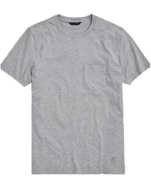 Brooks Brothers Crew-Neck Pocket T-Shirt - Grey
