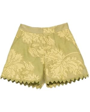 La DoubleJ Shorts Good Butt Con Effetto Jacquard - Bianco