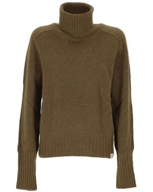 Peuterey Roll-Neck Knitted Sweater - Green