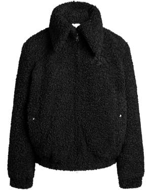 Patou High-Neck Bomber Jacket - Black