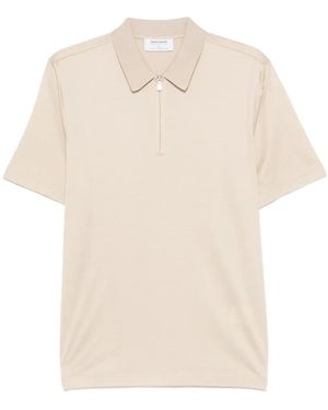 Gran Sasso Zip Polo Shirt - Natural