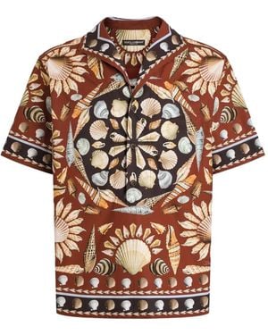 Dolce & Gabbana Short Sleeve Shirt - White