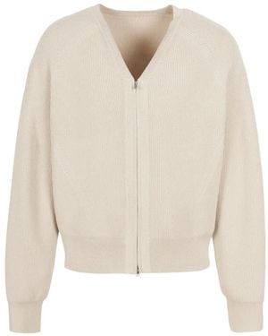 CROQUIS Cardigan Mit V-Ausschnitt - Weiß
