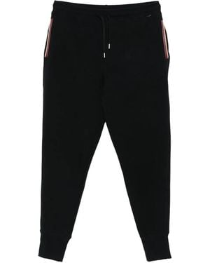 Paul Smith Stripe-detail track pants - Schwarz