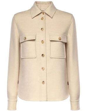 Loro Piana Yannis Pocket Buttonned Jacket - Natural