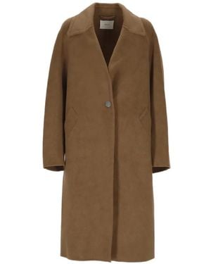 JOSEPH Franco Single-Breasted Notched-Lapel Coat - Natural