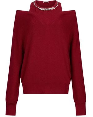 Liu Jo Pull À Col Ornementé - Rouge