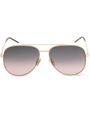 Givenchy City Pilot-Frame Sunglasses - Metallic