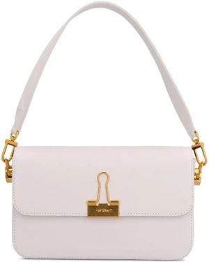 Off-White c/o Virgil Abloh M Plain Blinder Paperclip Shoulder Bag - Pink