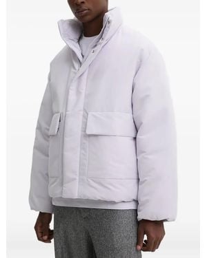 HUGO Funnel-Neck Jacket - Gray
