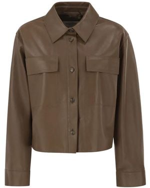 Weekend by Maxmara Cropped Jacket - Brown