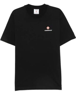 CASABLANCA Logo-Print T-Shirt - Black
