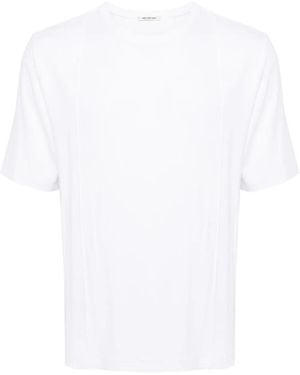 Peter Do T-Shirt En Coton À Plis - Blanc