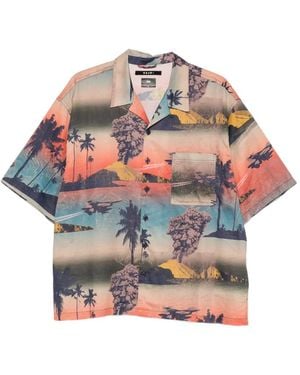 Ksubi Mauna Loa Short-Sleeve Shirt - Grey