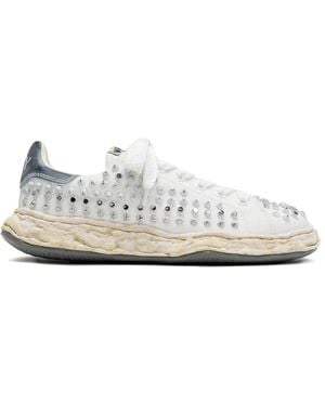 Maison Mihara Yasuhiro Charles Studded Trainers - White